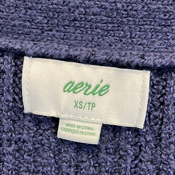 Aerie cozy grandpa cardigan in fresh bright XS - Picture 3 of 4
